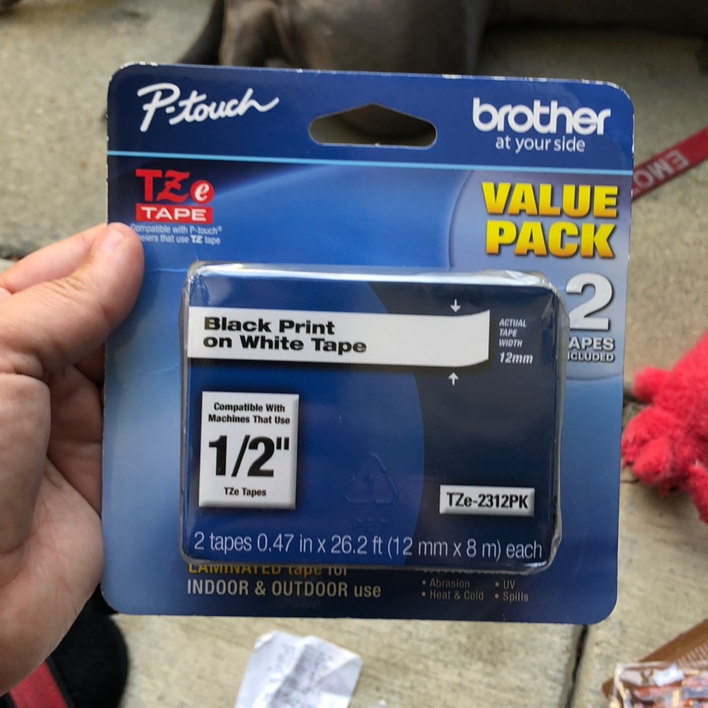 Laminated tape for indoor and outdoor use